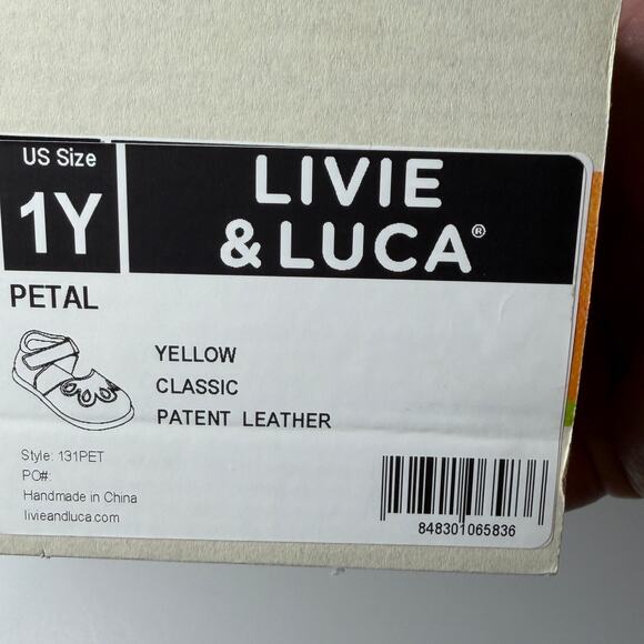 Livie & Luca Petal Mustard Yellow Mary Jane Shoes New 1Y - Picture 7 of 7